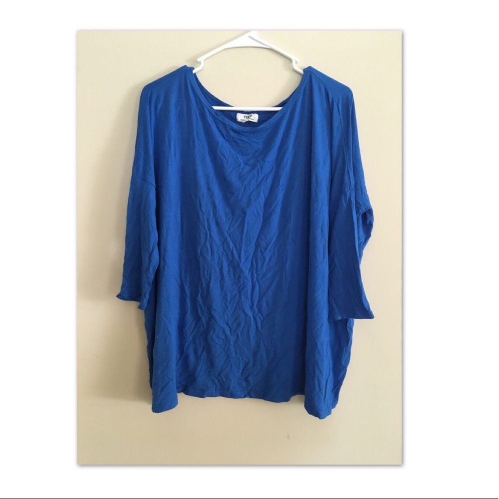 Blue Pico Blouse